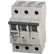 СВЕТОЗАР ВА-60П, 3P, 25А, B, 6кА, автоматический выключатель, Премиум (SV-49013-25-B)