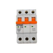 СВЕТОЗАР ВА-100, 3P, 10А, C, 10кА, автоматический выключатель (SV-49073-10-C)