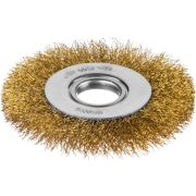 MIRAX 100 мм, витая стальная латунированная проволока 0.3 мм, щетка дисковая для УШМ (35141-100)