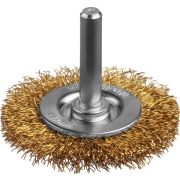 MIRAX 50 мм, витая стальная латунированная проволока 0.3 мм, щетка дисковая для дрели (35145-050)