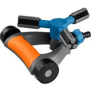 GRINDA RR-Pro, 3 сопла, на подставке с колёсиками, ударопрочный пластик, круговой распылитель, PROLine (429317)