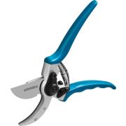 GRINDA P-23, 210 мм, усиленные лезвия, закалённая сталь, алюминиевые кованые рукоятки, плоскостной секатор, PROLine (423423)