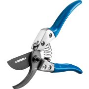 GRINDA P-25, 200 мм, закаленная сталь, эргономичные алюминиевые рукоятки, виниловое покрытие, плоскостной секатор, PROLine (423425)