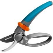 GRINDA P-57, 210 мм, с двухкомпонентными эргономичными рукоятками, с эфесом, плоскостной секатор, PROLine (423457)