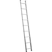 СИБИН 10 ступеней, высота 279 см, односекционная, алюминиевая, приставная лестница (38834-10)