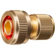 GRINDA BC-34A, 3/4″, для шланга, с автостопом, из латуни, быстросъёмный соединитель, PROLine (8-426130)