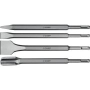 ЗУБР БУРАН, 4 шт, 250 мм, SDS-plus, набор зубил, Профессионал (29360-H4)