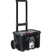 KETER STACKNROLL, 525 х 411 х 560 мм, (21″), пластиковый ящик-тележка на колесах (38397)