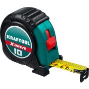 KRAFTOOL X-Drive, 10 м х 25 мм, рулетка (34122-10)