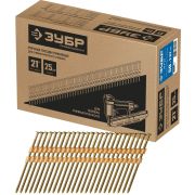 ЗУБР SN21 50 х 2.87 мм, реечные гвозди рифленые, 3500 шт (305392-50)