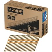 ЗУБР SN21 90 х 3.05 мм, реечные гвозди рифленые оцинкованные, 2000 шт (305393-90)