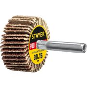 STAYER d 30 x 15 мм, P60, на шпильке d 6 мм, круг шлифовальный лепестковый (36606-060)