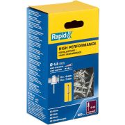 RAPID R:High-performance-rivet, 4.8 х 10 мм, 350 шт, алюминиевая высокопроизводительная заклепка (5001435)