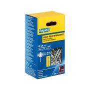 RAPID R:High-performance-rivet, 4.8 х 25 мм, 200 шт, алюминиевая высокопроизводительная заклепка (5001440)