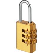 ЗУБР кодовый, 29 х 21 х 10 мм, 3 диска, мини, навесной замок, Профессионал (37118-1)