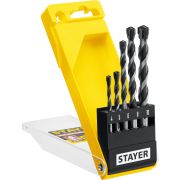 STAYER Hercules, 5 шт: d 4-5-6-8-10 мм, набор сверл по бетону, Professional (2915-H5)