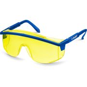 ЗУБР ПРОТОН, открытого типа, жёлтые, стекло увеличенного размера, защитные очки, Профессионал (110482)