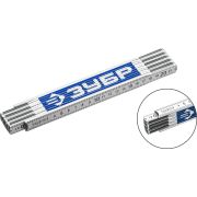 ЗУБР 2 м, усиленный складной метр, Профессионал (3424-2)