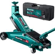 KRAFTOOL SUV, в кейсе 3 т, 190 - 530 мм, подкатной домкрат с высоким подъемом (43458-3-K)