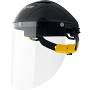 ЗУБР ударопрочный экран 2 мм, устойчивый к царапинам и истиранию, с храповиком, защитный лицевой щиток, Профессионал (11085)