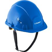 ЗУБР ФОРТ, синяя, храповый механизм регулировки, универсальное крепление для наушников и щитков, защитная каска, Профессионал (11094-3)