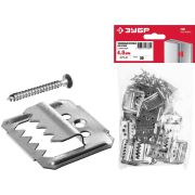 ЗУБР Кляймер-У2, 4 мм, 50 шт, усиленный крепеж для вагонки с саморезами (30755-04)