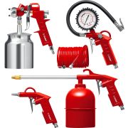 ЗУБР MS-5N, 5 предметов, универсальный набор пневмоинструмента (06458-H5)