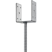 ЗУБР ОС-U, 101 x 120 x 60 мм, U-образное основание столба (310286-100)