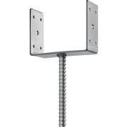 ЗУБР ОС-U, 151 x 120 x 60 мм, U-образное основание столба (310286-150)