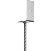 ЗУБР ОС-L, 91 x 120 x 60 мм, L-образное основание столба (310296-090)