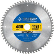 ЗУБР Оптима, 400 x 50 мм, 60Т, пильный диск по дереву, Профессионал (36903-400-50-60)