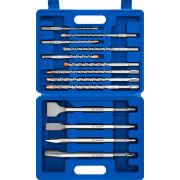 ЗУБР БУРАН, 13 шт, 250 мм, SDS-plus, набор зубил, Профессионал (29360-H13)