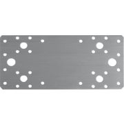 ЗУБР НКП-2.0, 200 x 90 x 2 мм, нержавеющая крепежная пластина, Профессионал (310636-200)