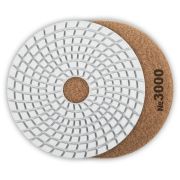ЗУБР 100 мм, №3000, мокрое шлифование, алмазный гибкий шлифовальный круг АГШК, Профессионал (29866-3000)