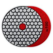 ЗУБР 100 мм, №100, сухое шлифование, алмазный гибкий шлифовальный круг АГШК, Профессионал (29868-100)