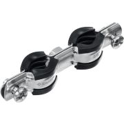 ЗУБР 3/8″, цинк, 8 шт, двойной трубный хомут (37890-15-19)