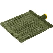 СИБИН 380 х 270 мм, полипропилен, коническое резьбовое соединение, плоская, распушенная, гибкая, пластиковая метла (39224)