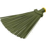 СИБИН 380 х 240 мм, полипропилен, коническое резьбовое соединение, плоская, веерная, пластиковая метла (39220)