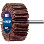 ЗУБР d 50 x 20 мм, P180, на шпильке d 6 мм, круг шлифовальный лепестковый, Профессионал (36601-180)