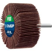 ЗУБР d 60 x 30 мм, P100, на шпильке d 6 мм, круг шлифовальный лепестковый, Профессионал (36602-100)