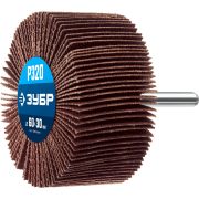 ЗУБР d 60 x 30 мм, P320, на шпильке d 6 мм, круг шлифовальный лепестковый, Профессионал (36602-320)