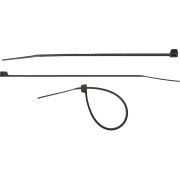 СИБИН ХС-Ч, 7.6 x 300 мм, нейлон РА66, 100 шт, черные, хомуты-стяжки (3788-76-300)