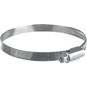 ЗУБР Х-9Н, 30 - 48 мм, накатная лента 9 мм, цинк, 50 шт, червячный хомут (37807-48)