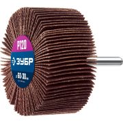 ЗУБР d 60 x 30 мм, P120, на шпильке d 6 мм, круг шлифовальный лепестковый, Профессионал (36602-120)