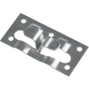 ЗУБР Кляймер-КГ, 10 x 34 x 70 мм, цинк, 50 шт, угловой крепеж для керамогранита (30857)