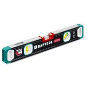 KRAFTOOL A-RATE CONTROL, 400 мм, точность 0.3 мм/м, с инновационным зеркальным глазком, сверхпрочный уровень (34986-40)