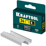 KRAFTOOL скобы тип 24, 8 мм, калибр 23GA. 1000 шт (31724-08)