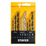 STAYER Combi 9 предметов, набор комбинированных сверл (29720-H9)
