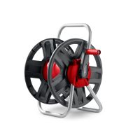 GRINDA HRM-60, для шлангов 60м x 1/2″ и 30м х 3/4″, стальные опоры, пластиковый барабан, катушка для шлангов (8-428410)