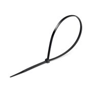 ЗУБР КС-Ч1, 1.8 x 100 мм, нейлон РА66, 100 шт, черные, кабельные стяжки, Профессионал (309030-18-100)